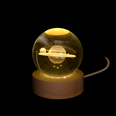 Светеща стъклена топка - Сатурн